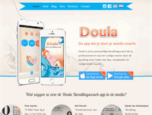 Tablet Screenshot of doula-app.com
